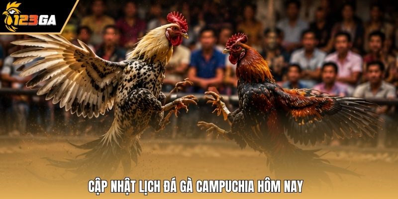 Cập nhật lịch đá gà Campuchia hôm nay