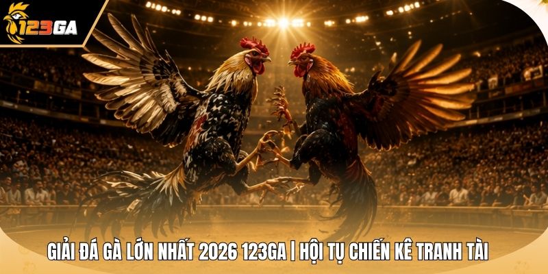 Giải Đá Gà Lớn Nhất 2026 123GA | Hội Tụ Chiến Kê Tranh Tài