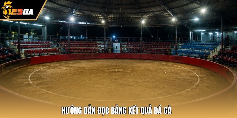 Hướng dẫn đọc bảng kết quả đá gà