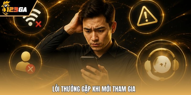 Lỗi thường gặp khi mới tham gia